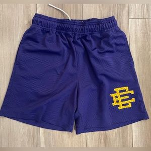 Eric Emanuel Shorts Purple/Yellow